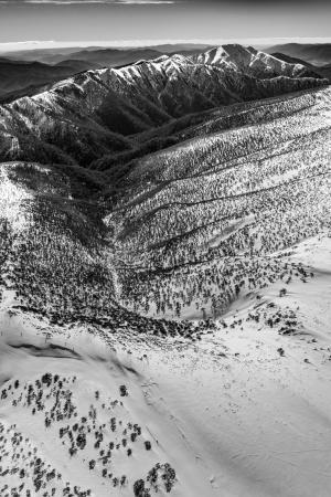 A View from up High mount Hotham aerial print - Karl Gray