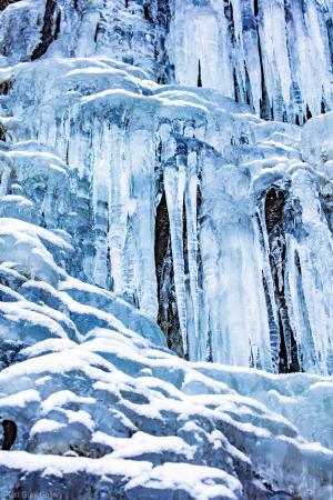 ice frozen water photographic print - Karl Gray