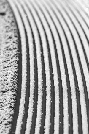 groomed snow print abstract photo prints - Karl Gray